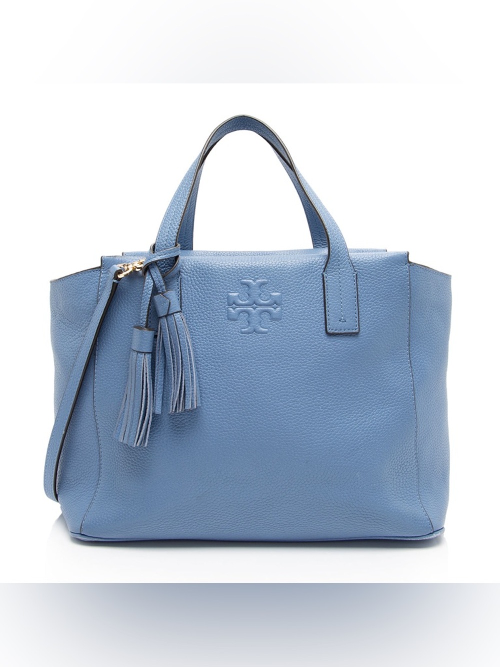 Tory Burch Leather Thea Tassel Satchel